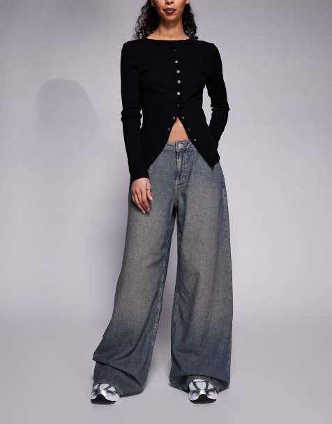 Hugo Blue Gobana baggy jeans in blue - view 1