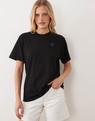 HUGO Blue icon logo t-shirt in black