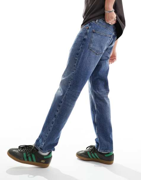 HUGO BLUE - Jeans dritti slim lavaggio medio - view 1