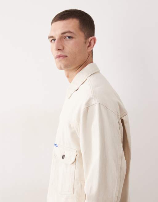 HUGO Blue – Jeansjacke in Ecru, 3 von 5