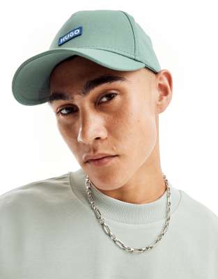Hugo Blue HUGO Blue jinko baseball cap in light green
