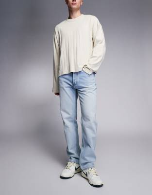 Jonah - Jean coupe droite - clair dlav - Hugo Blue - Modalova