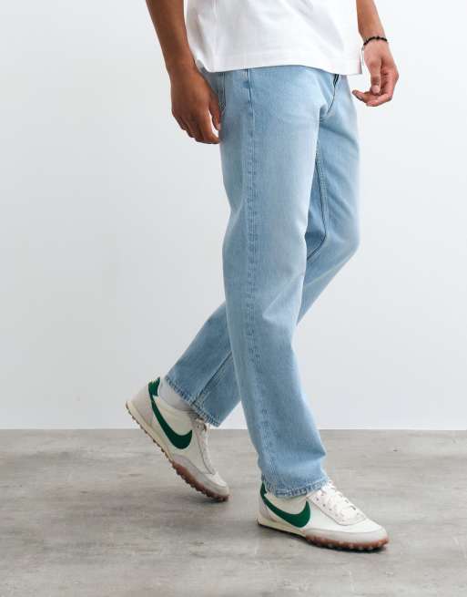HUGO Blue Jonah jean coupe regular délavé bleu clair, 3 de 5