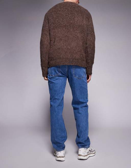 HUGO Blue Jonah regular fit denim jeans in mid blue, 2 of 5