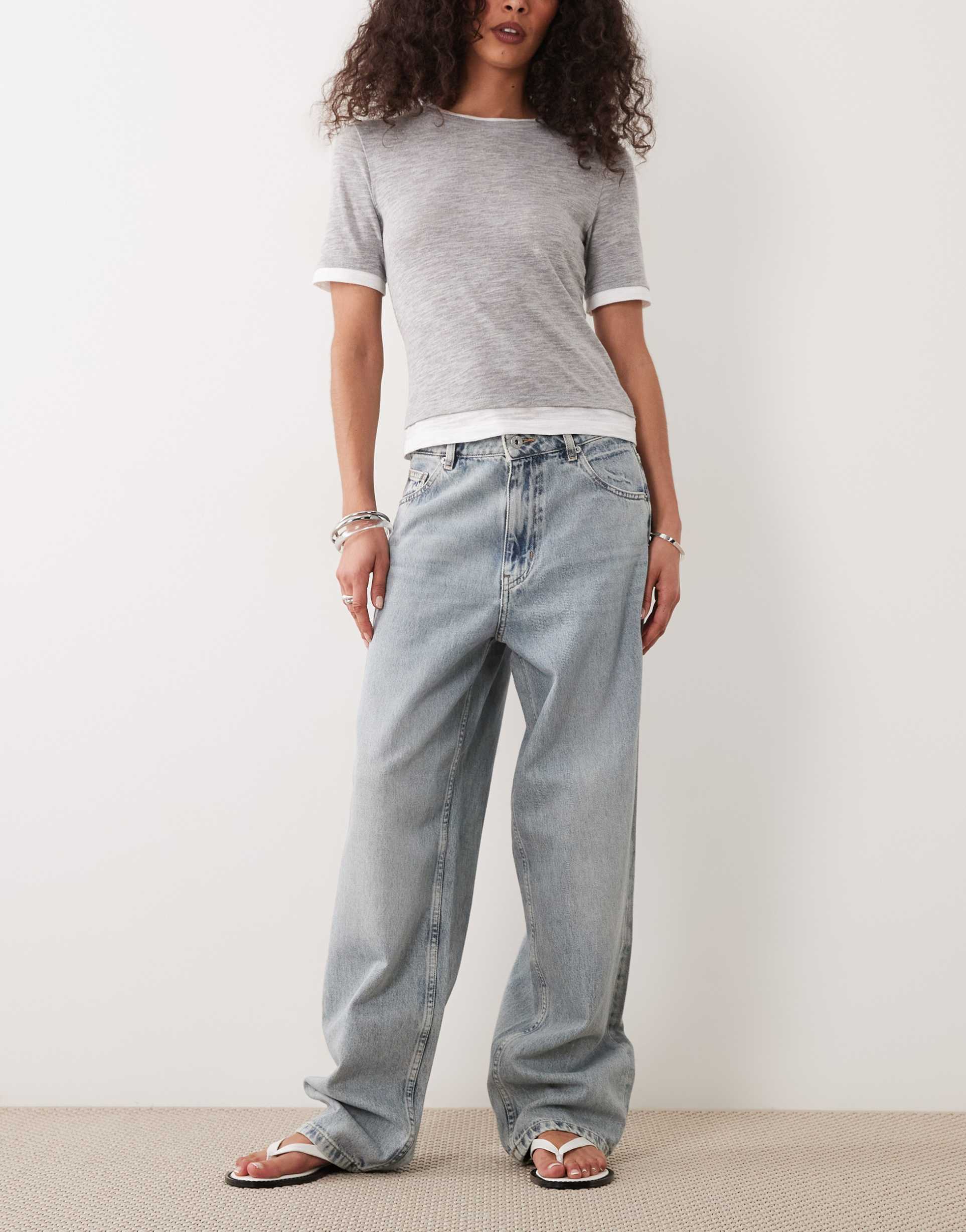 hugo blue leni relaxed fit jeans in blue