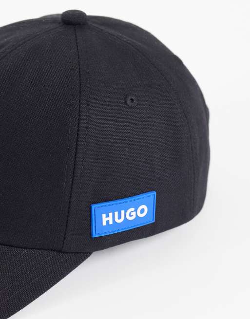 HUGO Blue - Mael - Sort baseballcap med sidelogo, 3 af 3