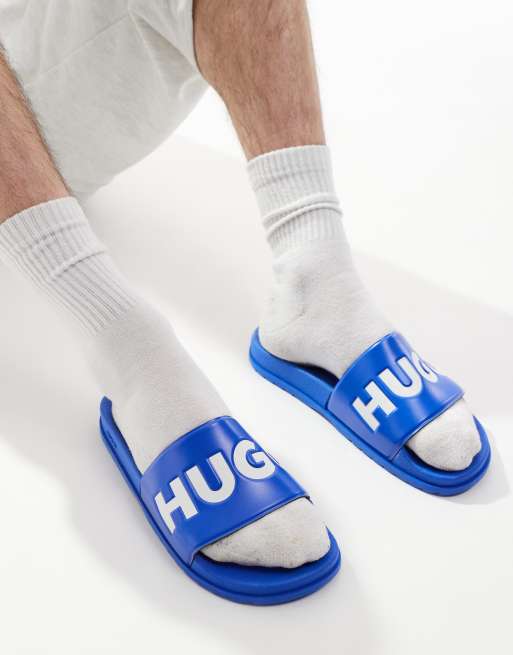 HUGO Blue - Match It - Claquettes - Bleu