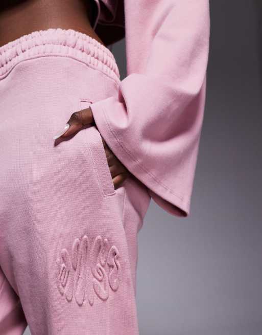 Hugo Blue Naleisy trackies in pastel pink (part of a set), 3 of 5