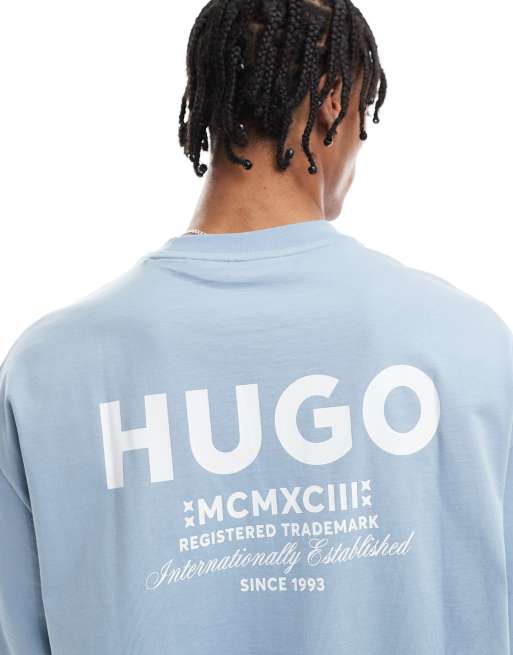 HUGO Blue - Nalono - T-shirt blu