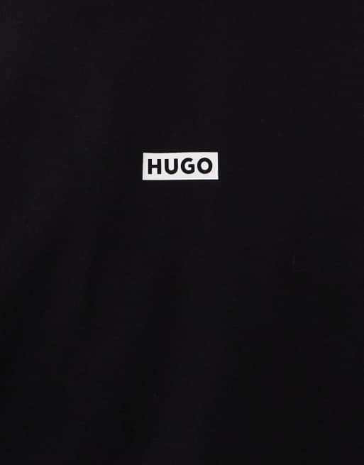 Hugo Blue Nalono t-shirt in black, 4 of 5