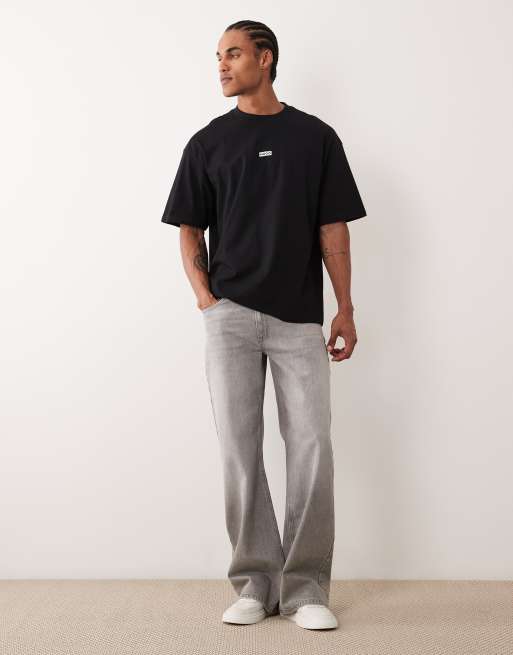 HUGO Blue – Nalono – T-Shirt in Schwarz, 2 von 5