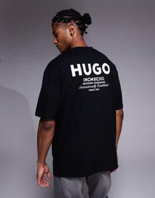 HUGO Blue - Nalono - T-shirt - Noir - Hugo Blue - Modalova