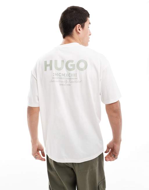 Hugo boss t shirt asos discount
