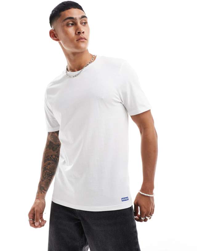 Hugo Blue - naolo 2 pack t-shirts in white