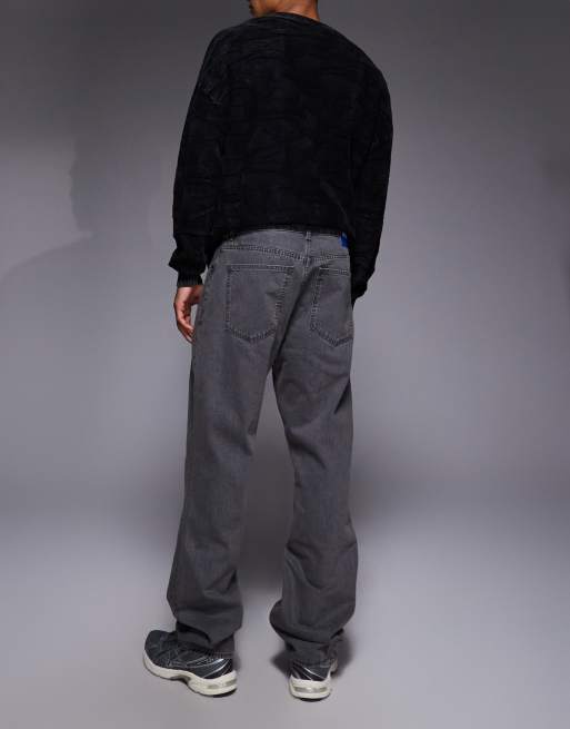 HUGO BLUE – Nate – Grå jeans i regular fit, 2 av 5