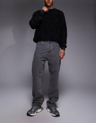 Hugo Blue Nate Regular Fit Denim Jeans In Gray