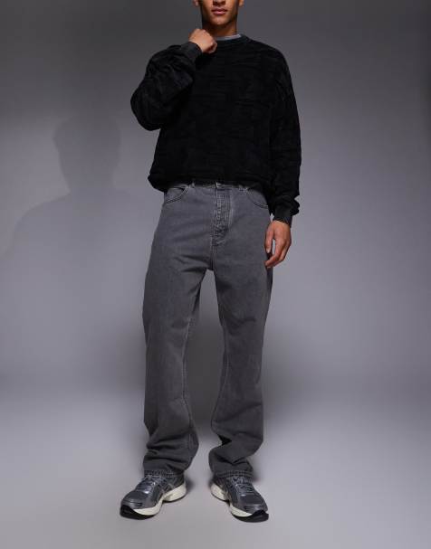 HUGO BLUE Nate regular fit denim jeans in gray - view 1