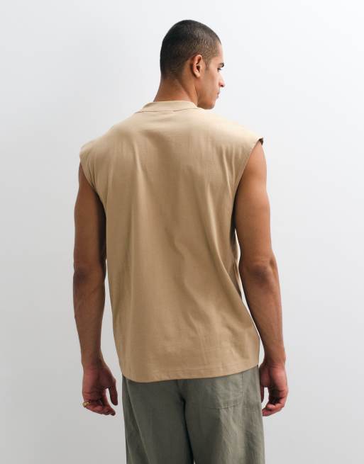 HUGO - Blue Navertz - Canotta beige, 4 di 5