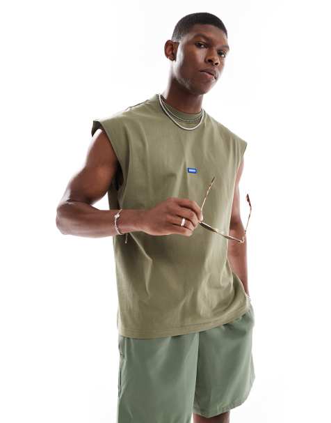 Hugo Blue Navertz t-shirt in green