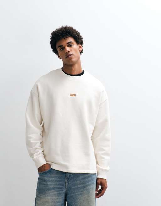 HUGO Blue - Naviu - Sweat - Blanc, 3 de 5