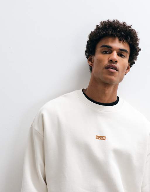 HUGO Blue - Naviu - Sweat - Blanc, 4 de 5
