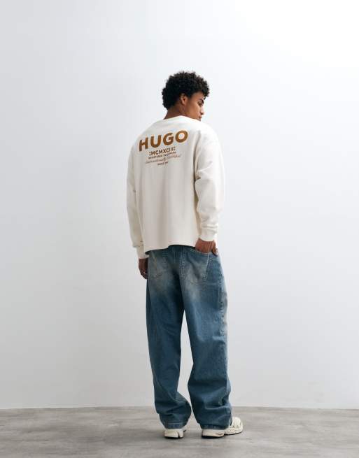 HUGO Blue - Naviu - Sweat - Blanc, 5 de 5
