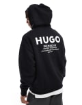 [Hugo Blue] Hugo Blue Nazardo hoodie in black S Black