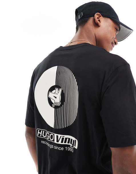 HUGO Blue – Necordyl – T-Shirt in Schwarz - view 1