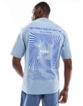 [Hugo Blue] HUGO Blue Nedix t-shirt in blue XS Light/pastel blue