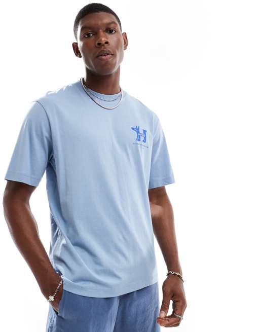 Hugo Blue Nedix t-shirt in blue