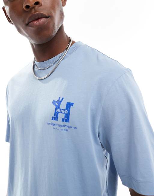 Hugo Blue Nedix t-shirt in blue
