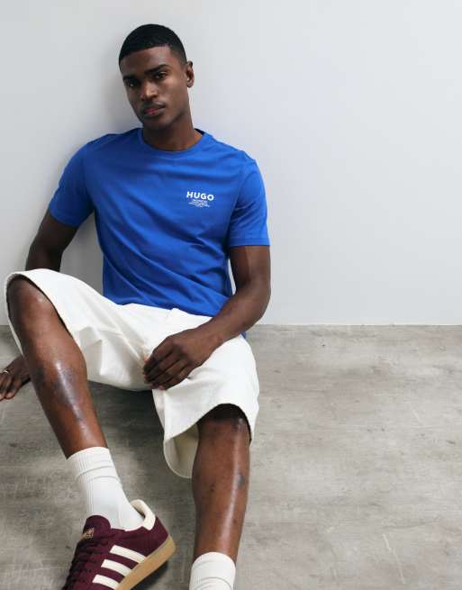 HUGO Blue – Nestee – Blå t-shirt i regular fit, 3 av 5