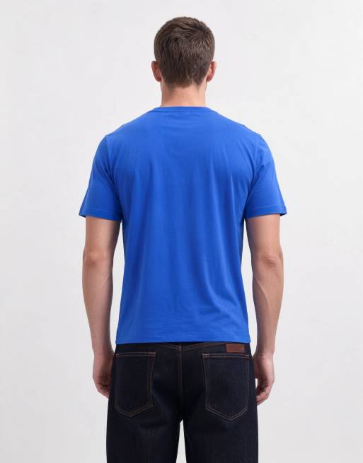 HUGO Blue Nico t-shirt coupe regular avec logo poitrine bleu, 10 de 10