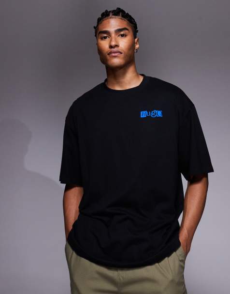 Hugo Blue Nilte t-shirt in black - view 1