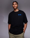 [Hugo Blue] Hugo Blue Nilte t-shirt in black L Black