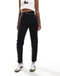 [Hugo Blue] HUGO Blue Noe mom jeans in black W33 Black