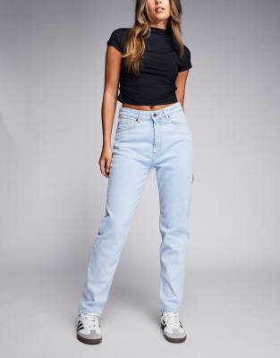 HUGO Blue Noe mom jeans in light blue