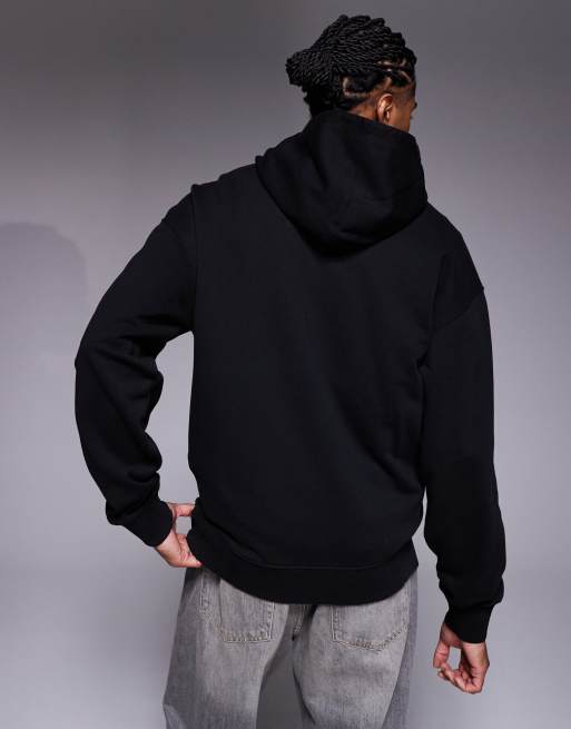 HUGO Blue - Nogudi - Hoodie met logoprint met kleurverloop in zwart, 3 van 5