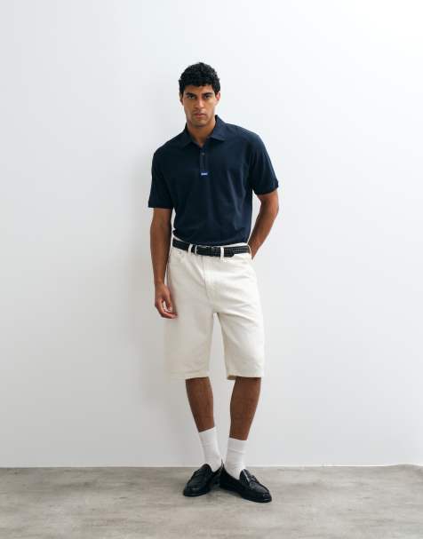 HUGO - Blue Nolitos - Polo ample - Bleu marine - view 1