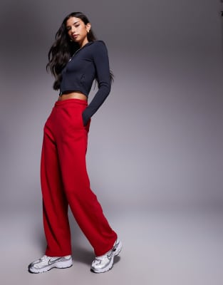 Hugo Blue Norata Joggers In Red