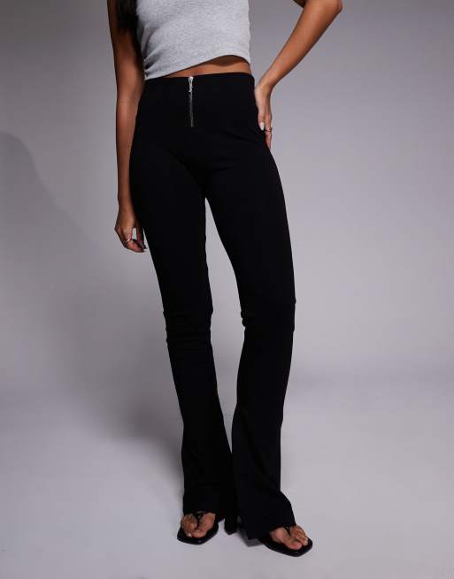 Hugo Blue Nuflare front zip pants in black, 2 of 5