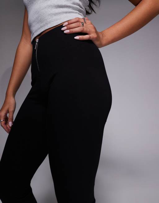 Hugo Blue Nuflare front zip pants in black, 5 of 5