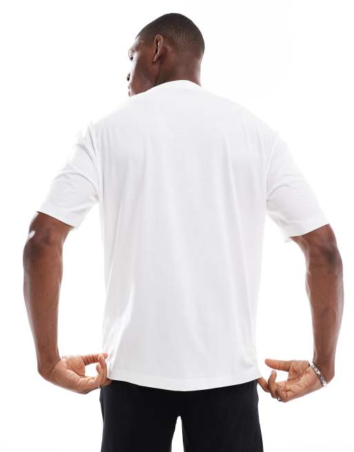 HUGO NUGIX - T-shirt con stampa - whe/bianco - Zalando