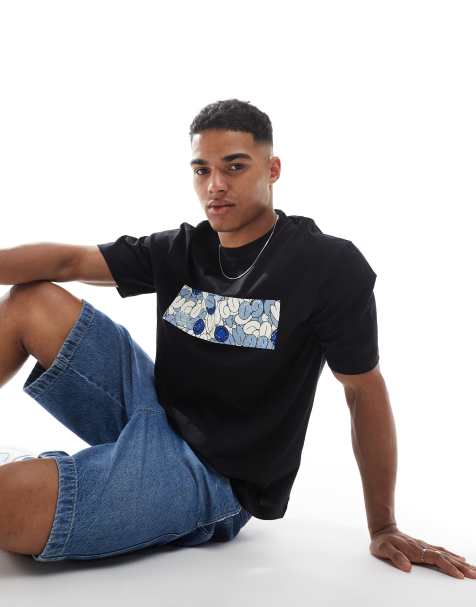 HUGO – Blue – Nurix – Svart t-shirt - view 1