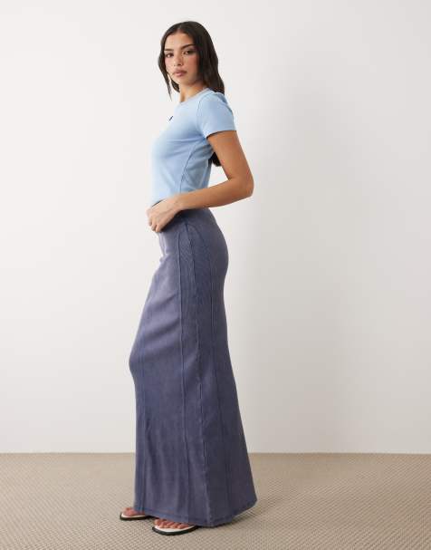 Hugo Blue Nuspray skirt in grey