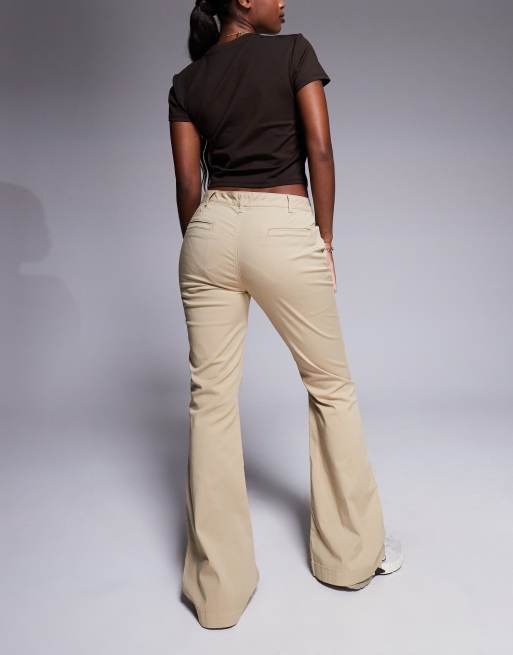 HUGO Blue - Pantalon chino évasé - Beige, 2 de 5