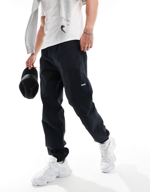 HUGO BLUE relaxed joggers in black
