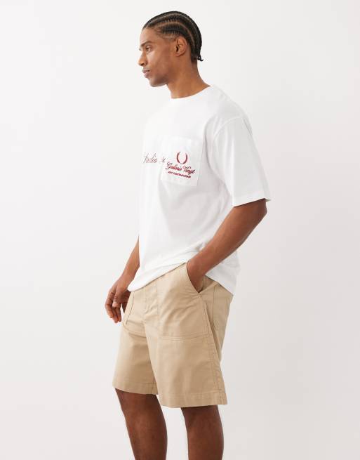 HUGO Blue – Slim-Fit-Shorts in mittlerem Hellbraun, 3 von 5