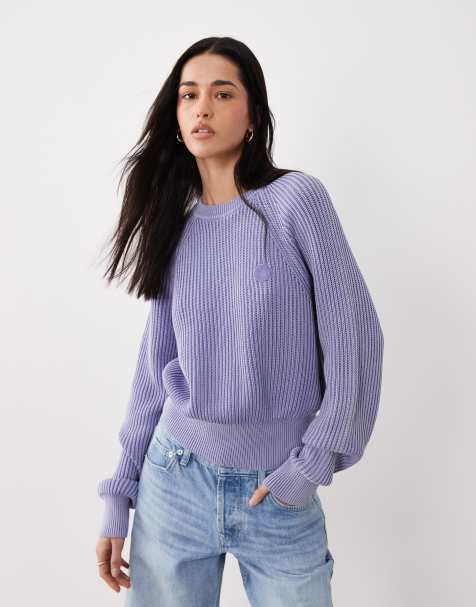 HUGO Blue – Slipery – Sweatshirt in Lila - view 1