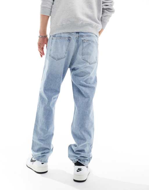 HUGO BLUE straight leg jeans in light wash, 3 of 5